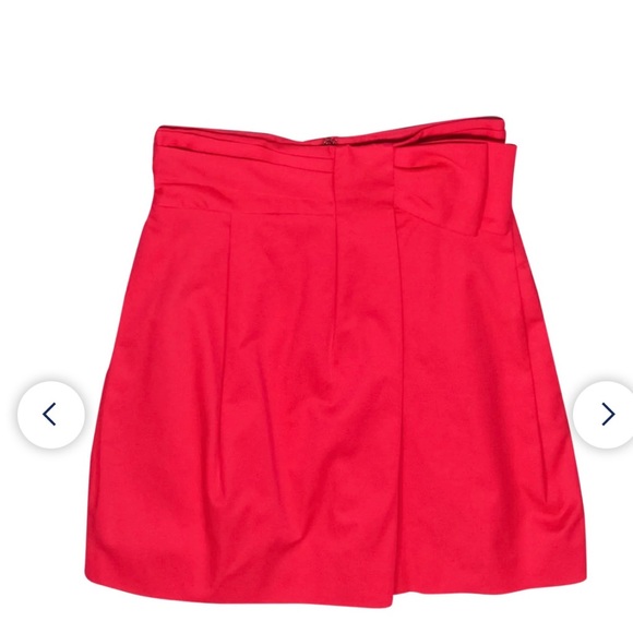 BCBG Hot Pink Mini Skirt with Bow - Picture 1 of 5